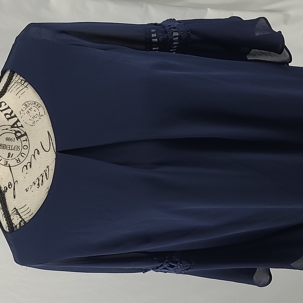 {A. Byer} Navy Dress wedding guest, formal, casual, night out - Picture 5 of 7